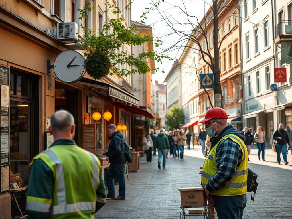 Osoby pracujące w nowoczesnym biurze we Wrocławiu, symbolizujące oferty pracy i rozwój kariery.