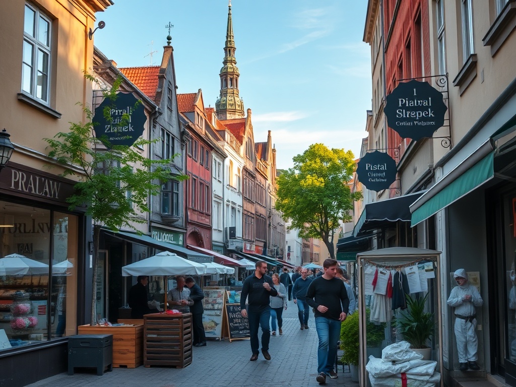 Grafika symbolizująca rozwój kariery i wysokie zarobki na rynku pracy we Wrocławiu