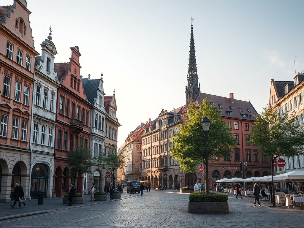 Grafika symbolizująca ochronę płazów i korki drogowe we Wrocławiu, nawiązująca do kampanii "SKUMAJ TO!" oraz problemów z infrastrukturą.