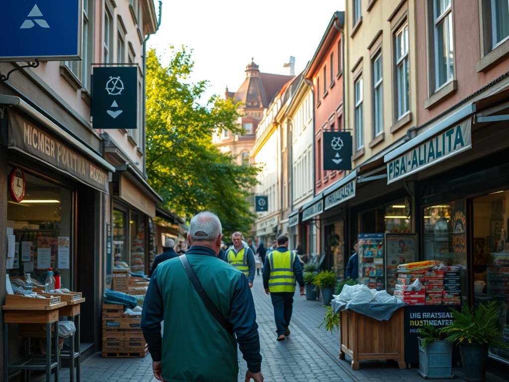 Uczestnicy odwiedzają stoiska podczas Międzynarodowych Targów Pracy we Wrocławiu