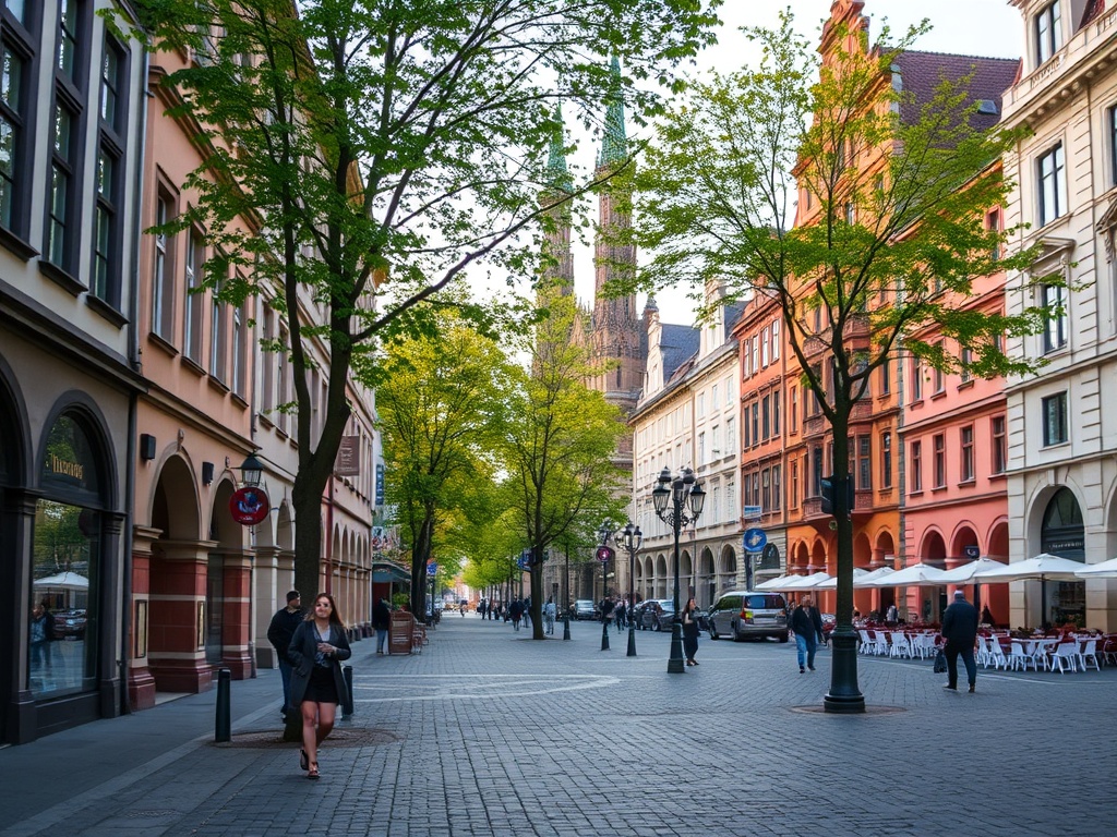 Ilustracja symbolizująca bezpieczeństwo i edukację we Wrocławiu, nawiązująca do ćwiczeń OLEK 2026 i nowej szkoły.