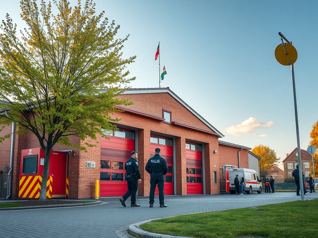 Mapa Wrocławia z zaznaczonymi kluczowymi punktami lub symbolami symbolizującymi śledztwo i bezpieczeństwo