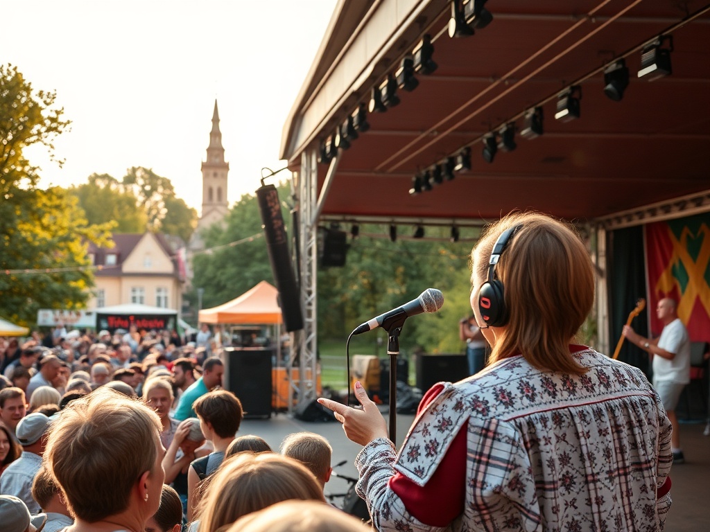 Plakat koncertu nad Odrą we Wrocławiu lub zdjęcie z finału Miss Dolnego Śląska