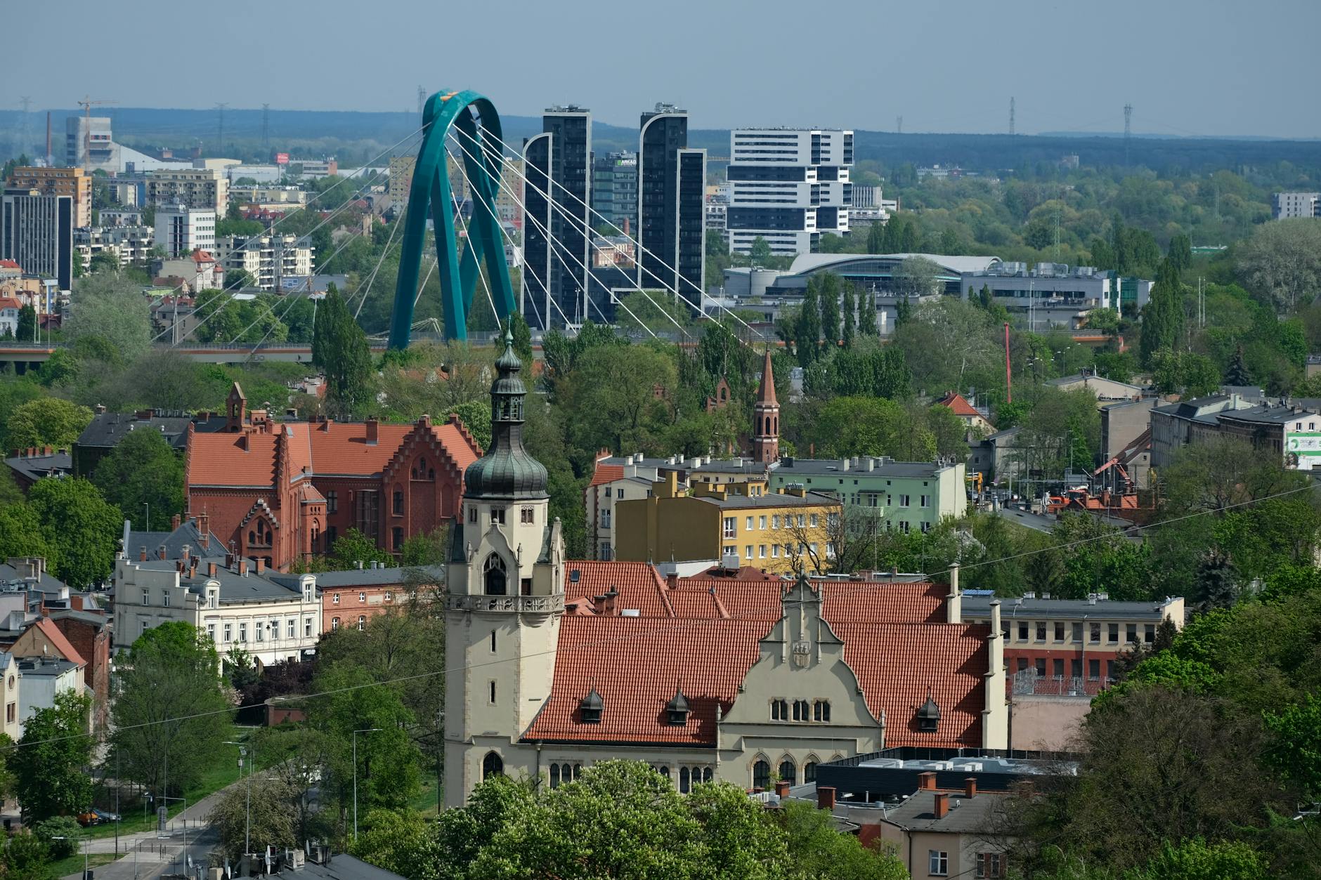Wrocławskie kontrasty: zniszczone domy i kwitnące tulipany w Ogrodzie Botanicznym